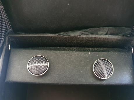 Set - kravata s manžetovými gombíkmi, 