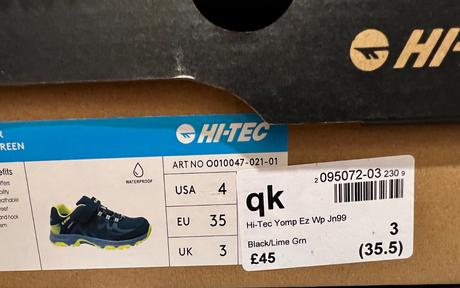 Turistické topánky top stav, hi-tec,35