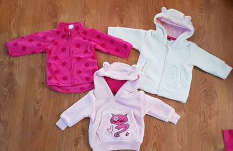 62/68 zimný balík pre dievčatko, 68–80