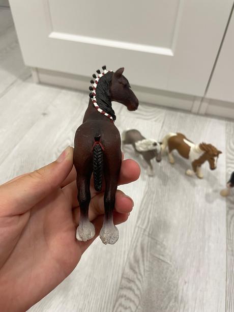 Schleich ťažné kone, 