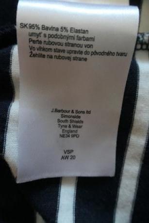 Barbour luxusne damske pohodlne namornicke saty, m
