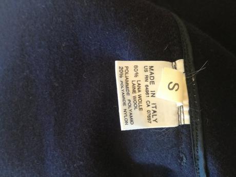 Tmavomodre vintage sako, s