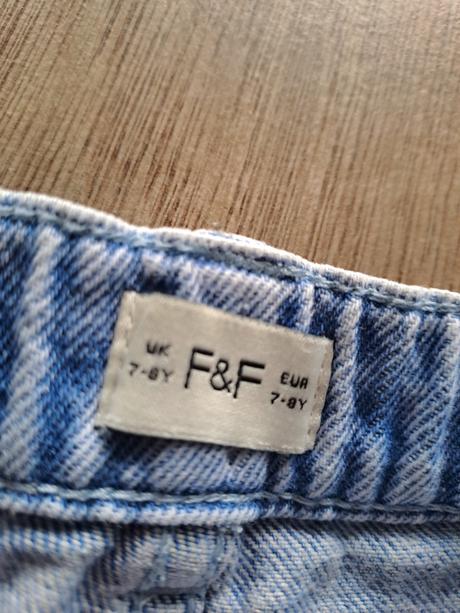 Riflové kraťasky 7-8 rokov, f&f,128