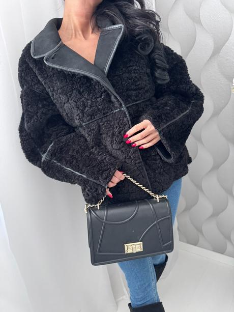 H&m - plyšová bunda, h&m,m