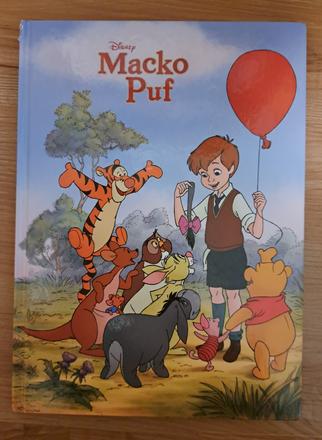 Kniha disney "macko puf", 
