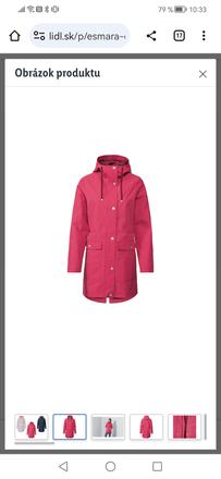 Plášť do dažďa, esmara,38