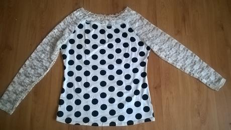 Tričko s čipkou, l