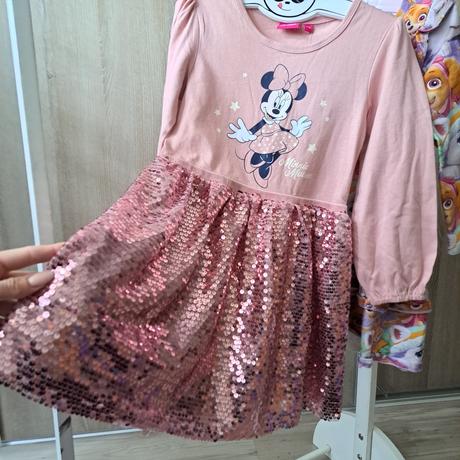Šaty minnie ružové, disney,116