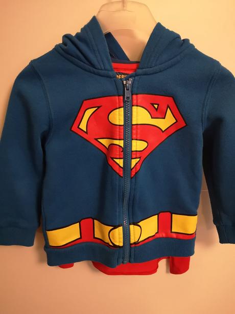 Mikina superman s plášťom, f&f,98