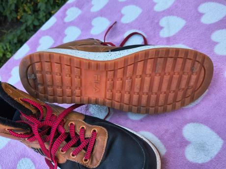 Kožené zimné topánky, fila,46