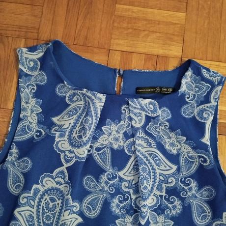 Modré ľahké šaty, atmosphere,m