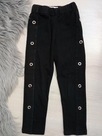 Dievčenské čierne legíny matami (5-6 r.), 110