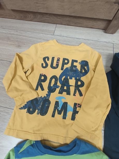 Tričká dlhý rukáv 4ks, f&f,104