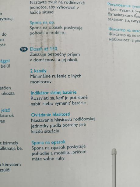 Vysielačky phillips avent, philips avent