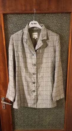 Kárované sako veľ.38 tenšie,pekný stav, 38