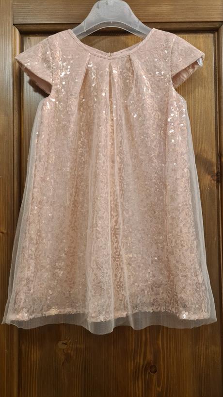 Flitrované dievčenské spoločenské šaty veľkosť 98, reserved,98