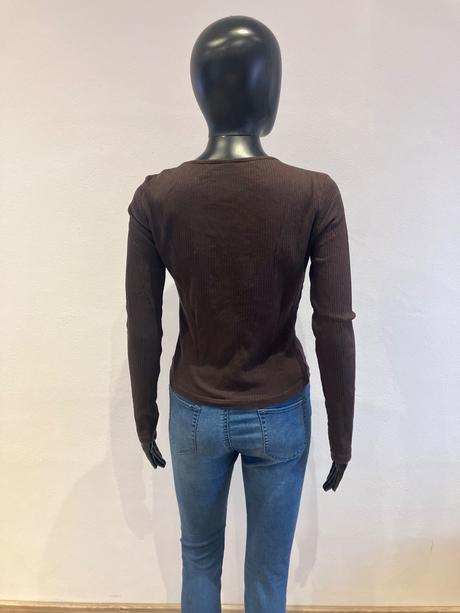 Dámske rebrované tričko noisy may (s), s