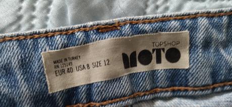 Jeansová sukňa, topshop,l