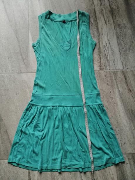 Tyrkysové šaty esprit, bavlna, vm, esprit,m