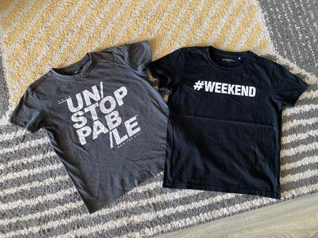 Tričká weekend a nápis, reserved,134