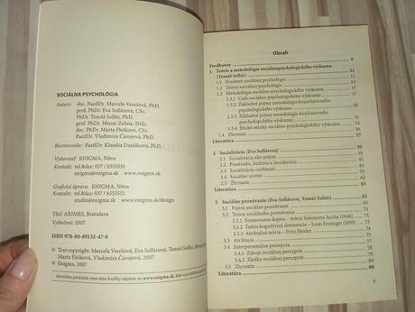 Sociálna psychológia - človek vo vzťahoch,