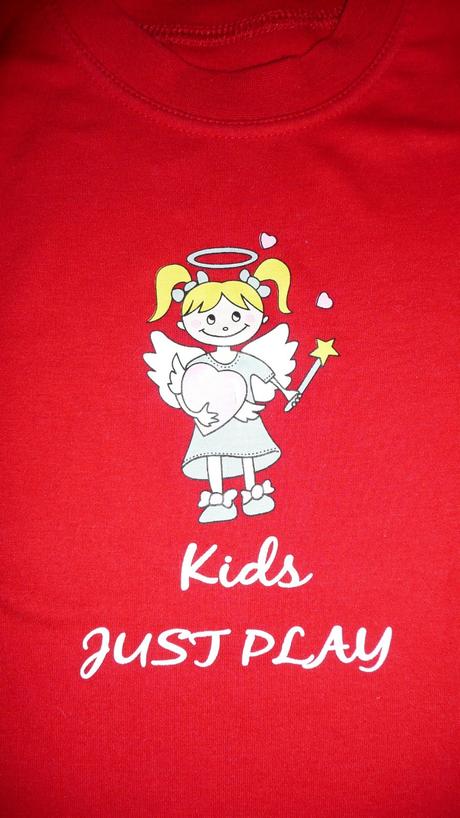 Tričko s anjelikom, just play,122