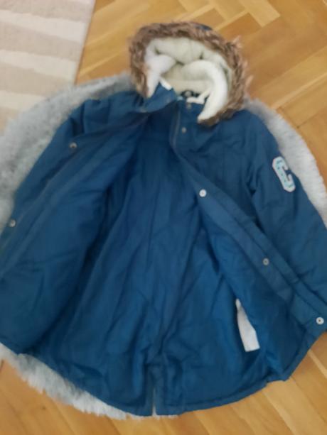 Pekný zimný kabát 134/140, kik,134
