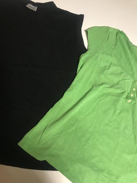 2 tričká na donosenie, l