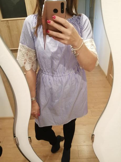 Šaty s krajkou veľ s/m, m