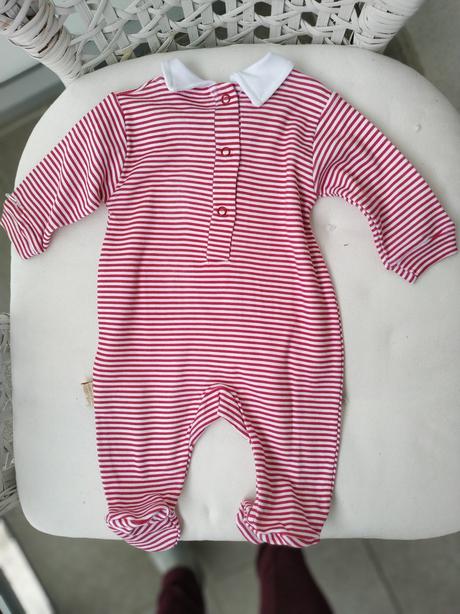 Prúžkovaný overal nový, veľ. 62, 62