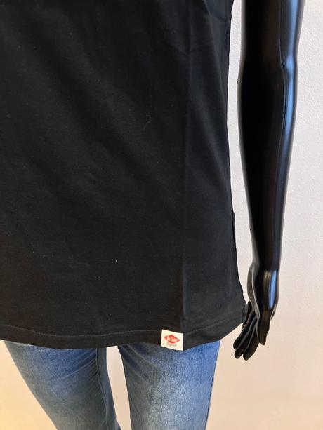 Dámske čierne tričko krátky rukáv lee cooper (40), lee cooper,l