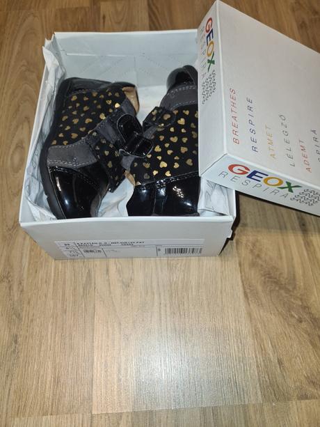 Topánky geox čierne lakované veľkosť 25, geox,25