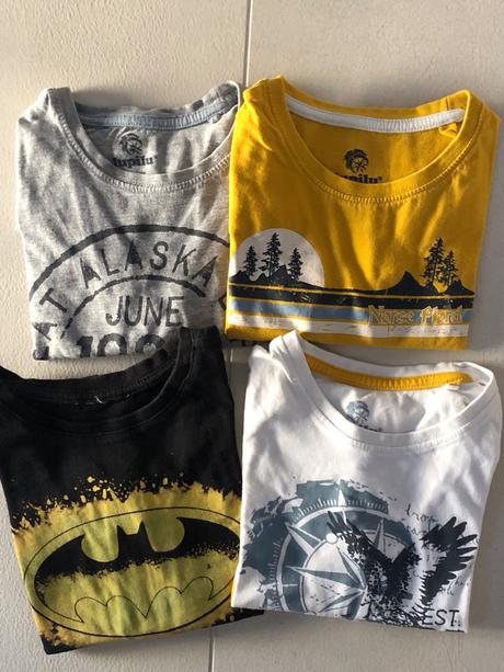 Trička 4 ks, lupilu,116