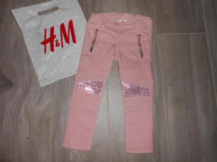 H&m krásne skinny nohavice č. 92, h&m,92