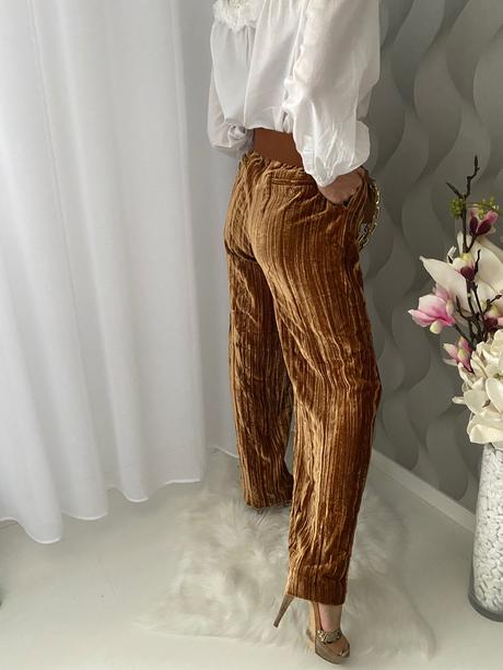 Zara - semišové nohavice, zara,s