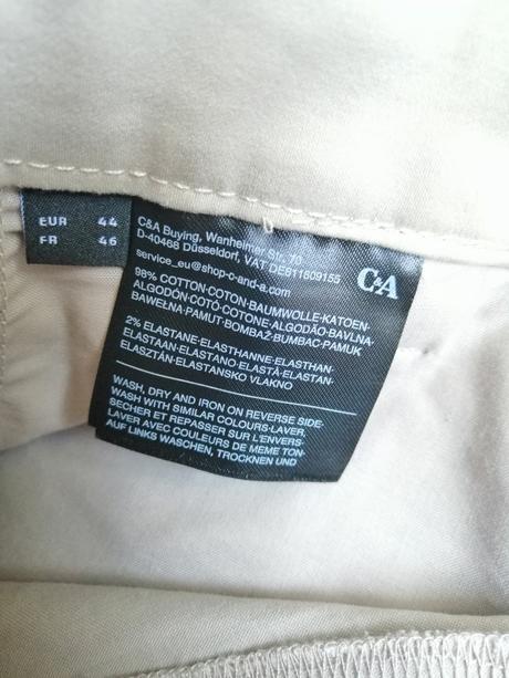 Nohavice c&a, nove, c&a,44