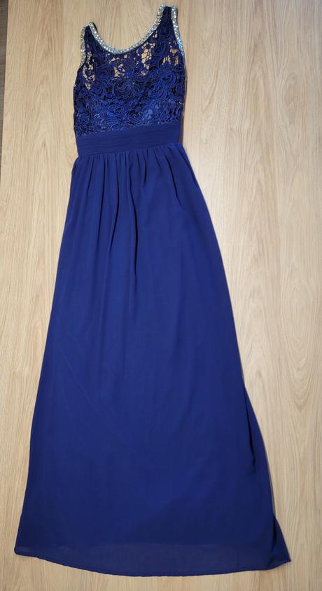 Spoločenské šaty č. 42 - tmavomodré, 42