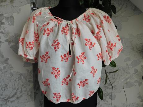 Letna lanova bluzka, h&m,40 / l