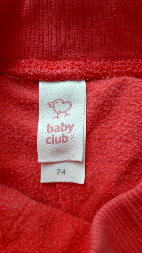 Tepláčiky c&a, baby club,74