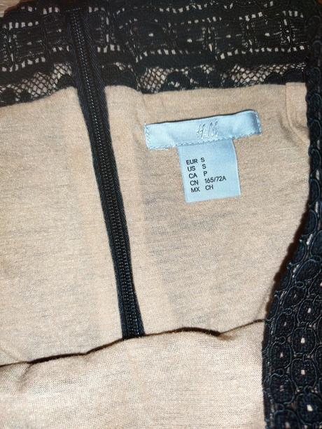 Čipkovaná sukňa, h&m,s