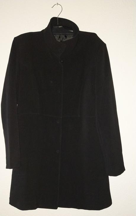 Čierny prechodný kabát zn. terranova, terranova,l