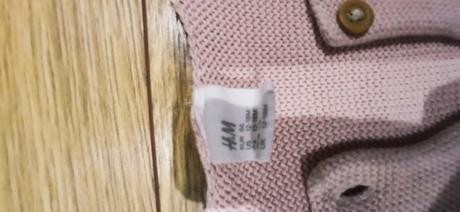 Dievčenský bavlneny sveter 86, h&m,86