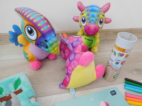 Dinosaurus látkový, zápisníček plyšový, pre dievča, 