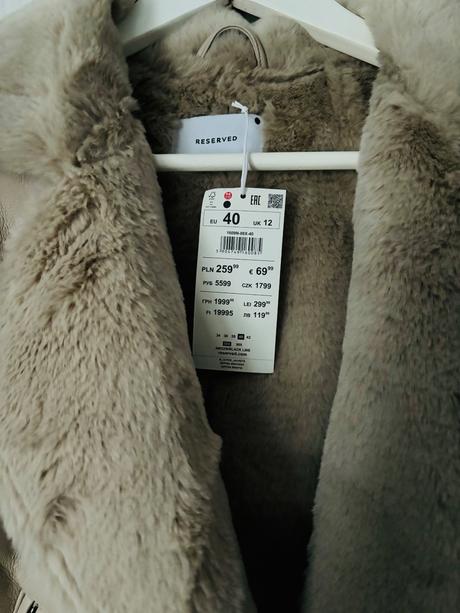 Zateplená koženková bunda, reserved,40