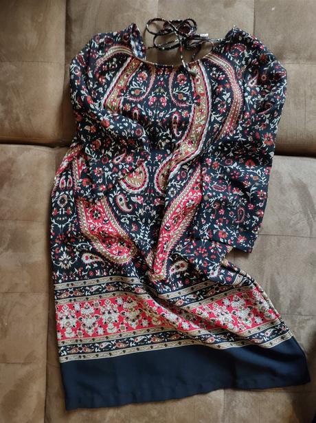 Šaty s paisley vzorom - skontroluj rozmery, l