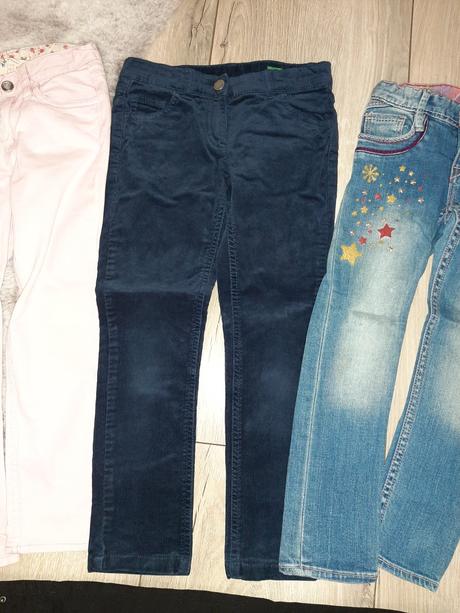 Balíček nohavice, riflíky, 110 /116, 104–116