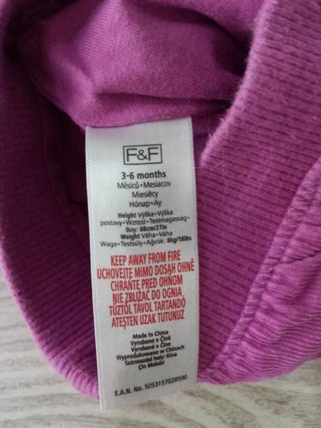 Menčestrové nohavice, f&f,68