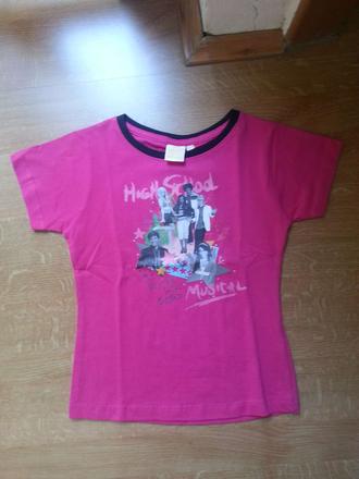 Dievčenské tričko high school musical., disney,128 / 134