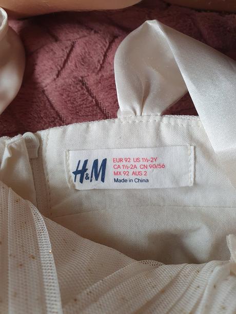Šatky s kvietkom, h&m,92