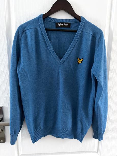 Vlnený sveter s certifikátom woolmark, l